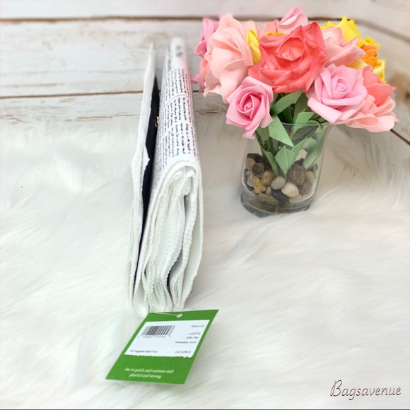 Kate spade newspapers glitzy ritzy clutch grey - Picture 3 of 8